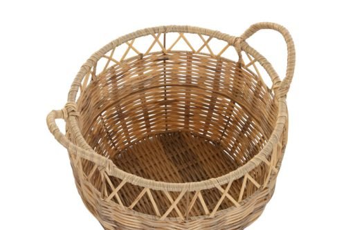 Cesta trenzada mediana