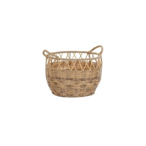 Cesta trenzada mediana