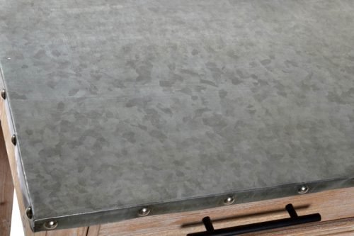Consola madera aluminio