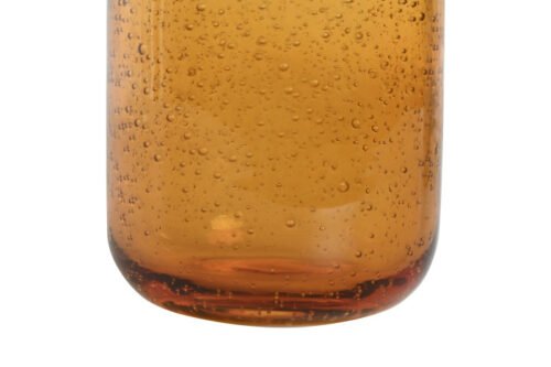 Vaso crsital ámbar set 6 u