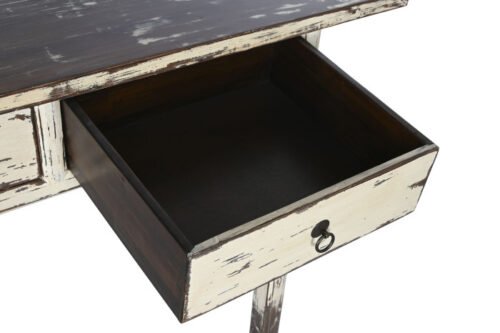 Consola decapé blanco