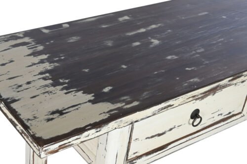 Consola decapé blanco