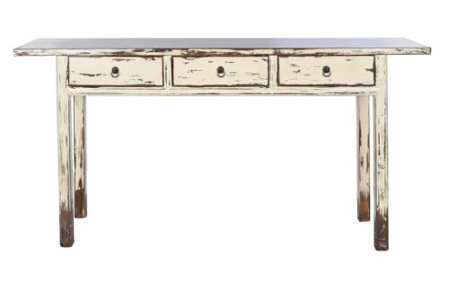 Consola decapé blanco