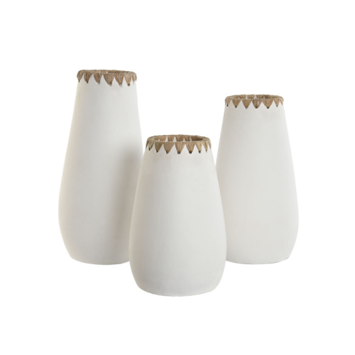 Jarrón set 3 terracota