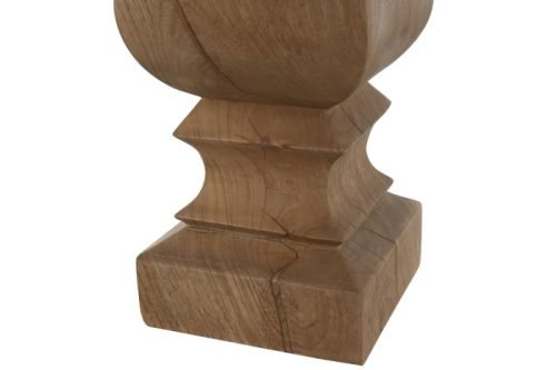 Lámpara sobremesa madera jute