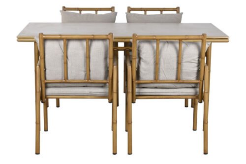 Conjunto comedor aluminio, exterior