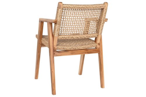 Silla teca fibra