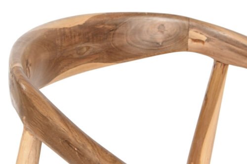 Silla teca natural