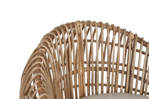 Sillón ratán natural
