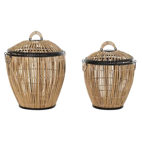 Cesta ropa ratán set 2